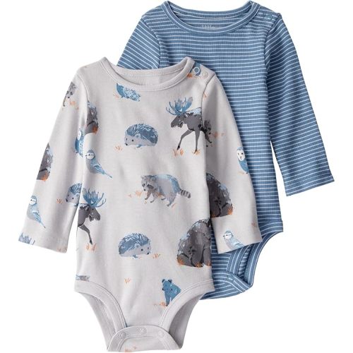 little planet by carter's Baby 2-Pack Organic Cotton Long-Sleeve Bodysuits
