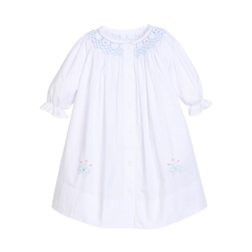 Smocked Heirloom Gown - Bluebell