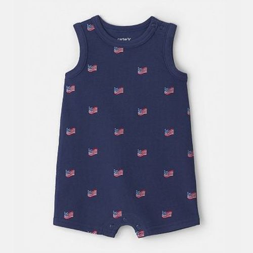 Baby Boy Carter's American Flag Sleeveless Romper