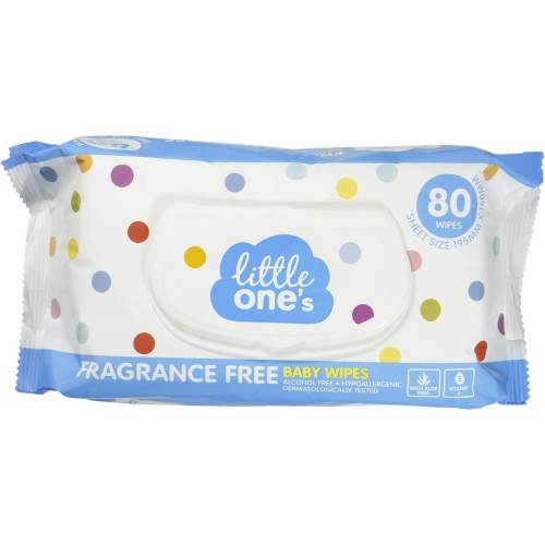 Little One's Baby Wipes  80 pack