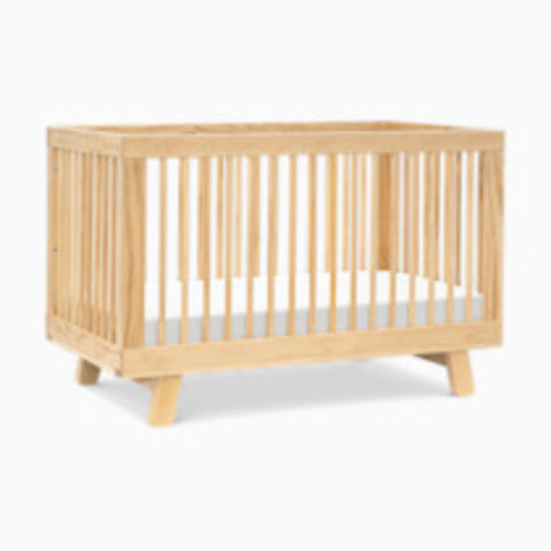 babyletto Hudson 3-in-1 Convertible Crib with Toddler Bed Conversion Kit - Natural