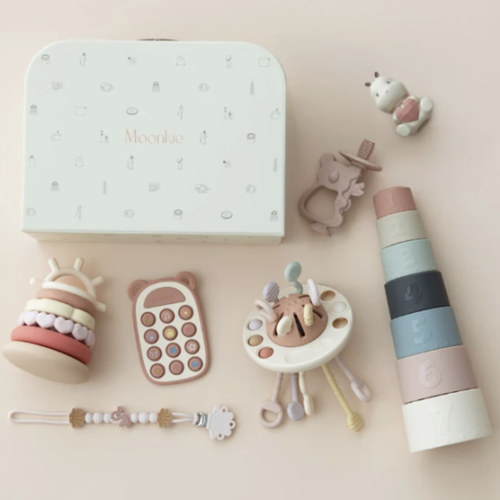 Moonkie Deluxe Playtime Gift Set - Blush Bloom