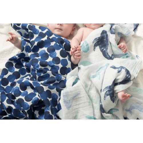 Seafaring Classic Swaddle 4pk | aden + anais
