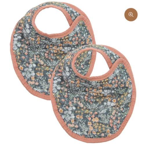 Cloud Muslin™ Bib 2 Pack - Bea/Rose