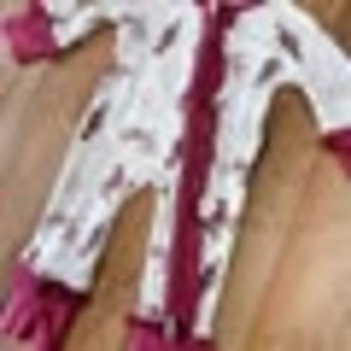 Howdy Cowgirl Ruffle Bamboo Sleeper