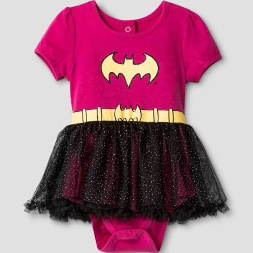 Baby Girls' Batgirl Bodysuit with Tutu Set - Pink 0-3M, Infant Girl's, Size: 0-3 M
