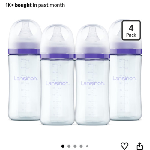 Amazon.com : lansinoh glass bottles