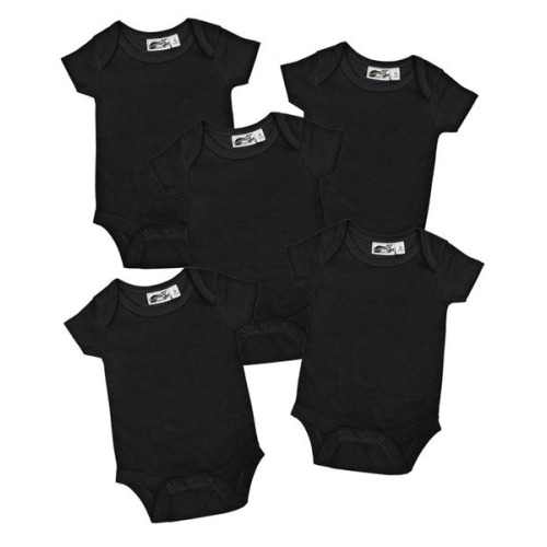 Blank Black One Piece 5 Pack – My Baby Rocks