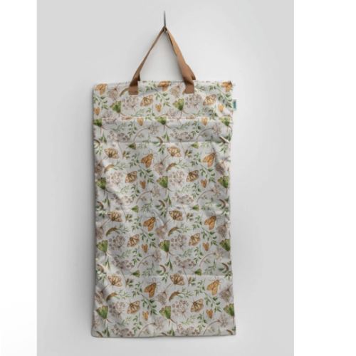 Kinder Large Zipper Hanging Wet Bag in Garden Friends
