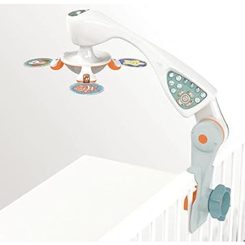 Baby Crib Mobile & Projector - Multiple Sound Options - Baby Mobile for Crib - Crib Soother - Keeps Your Baby Relaxed - Easy Parenting - Development Toy