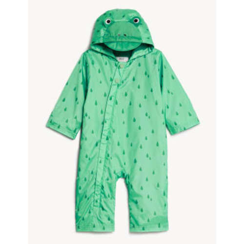Hooded Frog Puddlesuit (0-3 Yrs)