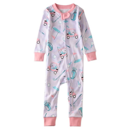 Shawn Footless Organic Cotton One-Piece Pajamas