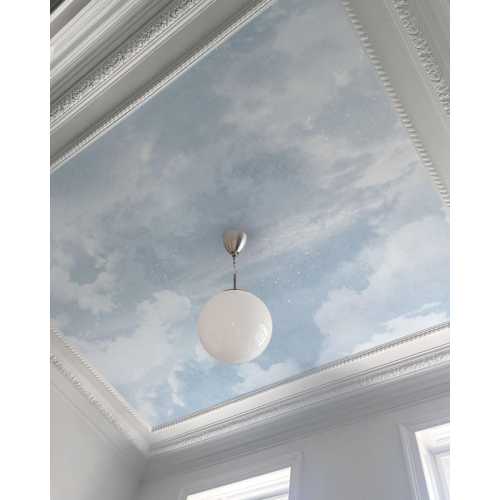 Cloud Ceiling Wallpaper Peel and Stick, Blue Sky Ceiling Mural for Bedroom, Dreamy Blue Clouds Wallpaper, Soft Aesthetic Ceiling Decor