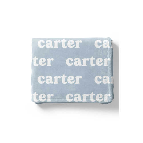 Baby Blues Personalized Color Blanket