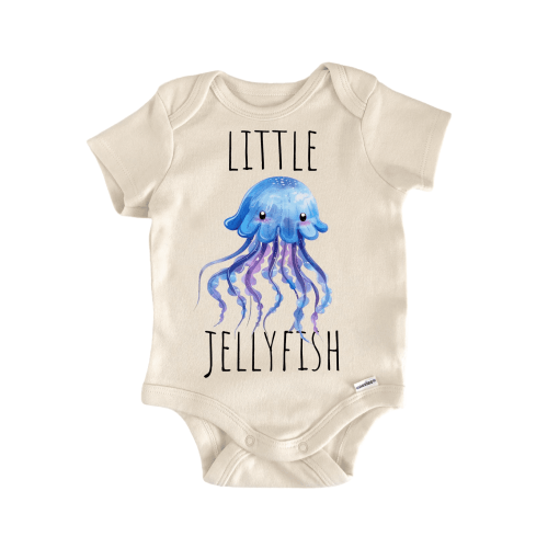 Jellyfish Beach Newborn Baby Bodysuit