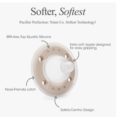 Ninni Pacifier Oatmeal 2 Pack