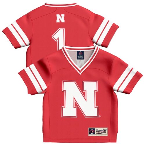 #1 Nebraska Huskers GameDay Greats Infant Lightweight Collegiate Football Fashion Jersey - Scarlet