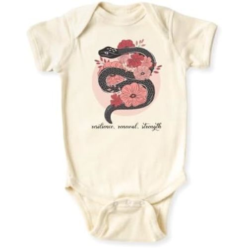Resilience Snake Baby Bodysuit, Kids & Toddler T-Shirt – New Year Outfit for Baby Cute Snake Tee