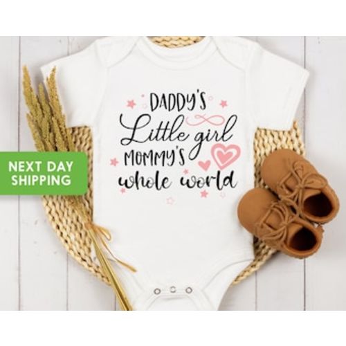 Daddy's Little Girl, Mommy's Whole World Onesie®, Fathers Day Onesie®, Fathers Day Gift - Etsy