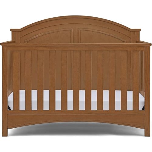 Delta Children Perry 6-in-1 Convertible Crib - Greenguard Gold Certified, Chestnut
