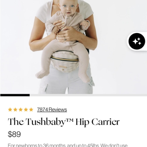 The Tushbaby Hip Carrier