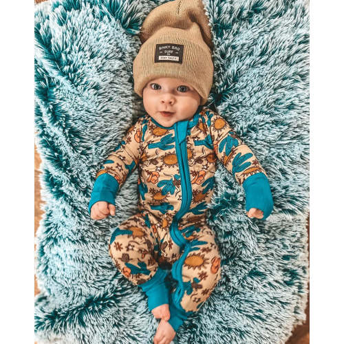 Baby Cow Zip-up Jumpsuit