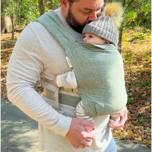 Green Baby Carrier | Ergonomic Soft Structured Carrier