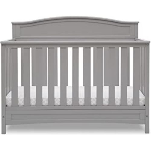 Delta Children Emery 4-in-1 Convertible Baby Crib, Pack of 1, Grey