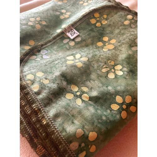 Belly Binding Wrap, Bengkung, Abdominal Support - Traditional Cotton Batik -  Meadow Full of Flowers