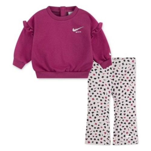 Baby Girls' Nike Essentials Femme Crew and Printed Leggings Set