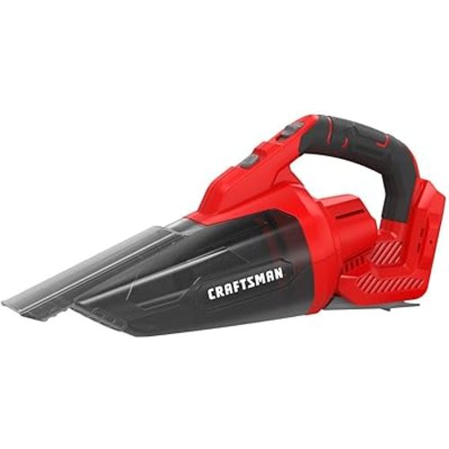 CRAFTSMAN V20 Cordless Hand Vacuum, 45 CFM, 2 Stage Filtration System with Filter, Bare Tool Only (CMCVH001B)