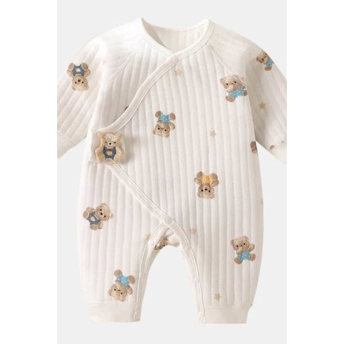 The Charming Bear Boucle Wrap Baby Grow Romper