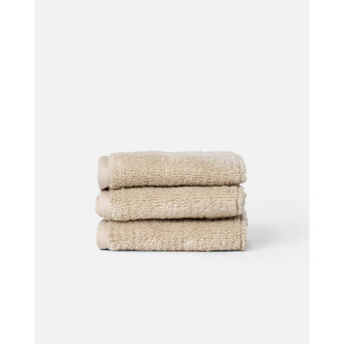 The Ribbed Washcloth (3-Pack) - Oatmeal