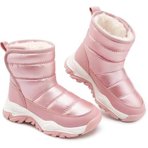 Stella Toddler Snow Boots Girls Lightweight Warm Winter Shoes