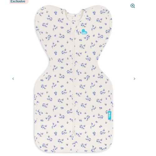 Swaddle Up™ 1.0 TOG Cotton Jacaranda Meadow