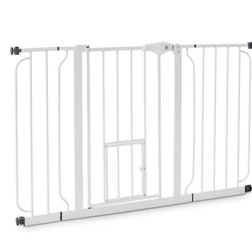 Pressure Mounted Walk Through Pet Gate