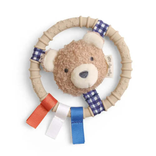Itzy Ritzy - Itzy Ring Pal - Silicone Teething Ring with Plush Character
