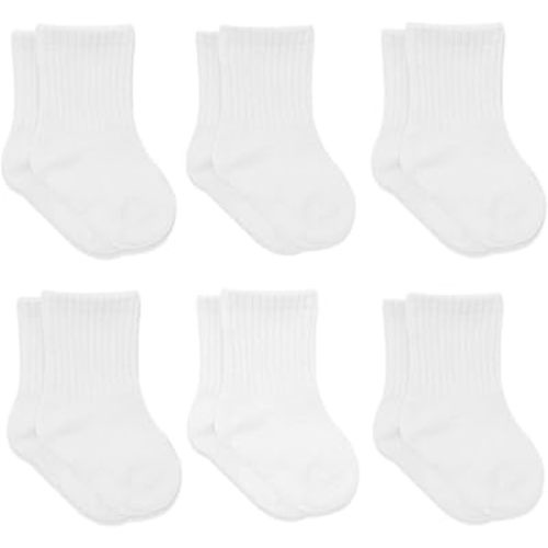 bistyle Baby Grip Ankle Socks 6 Pair. Size:0-3 months