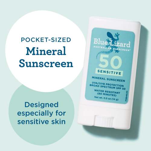 Blue Lizard Sensitive Mineral SPF 50 Sunscreen Stick