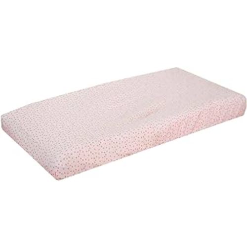 Copper Pearl Premium Knit Changing Pad Cover : Soft, Stylish, and Universal Fit for All Standard Diaper Changing Pads, Trendy Design Changing Pad Covers, Dottie - One Size
