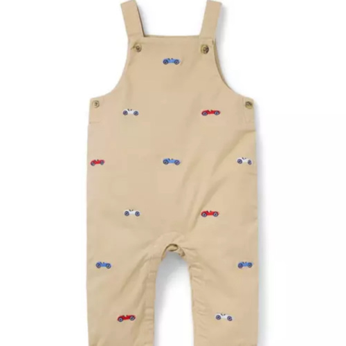 Baby Classic Khaki Racecar Baby Race Car Overall by Janie and Jack