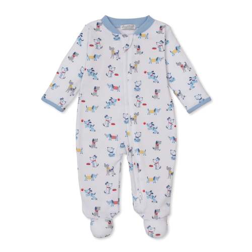Puppy Patch Zip Footie