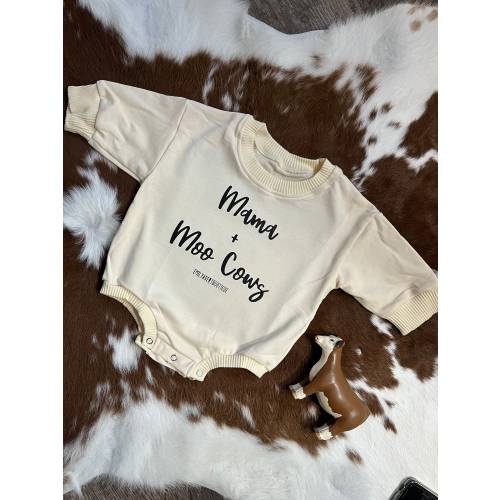 Mama and Moo Cows Romper