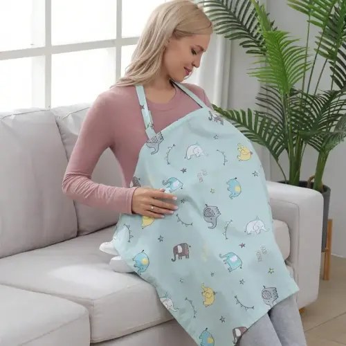 Cartoon Animal Print Nursing Cover, Multifunctional Breathable - TikTok Shop