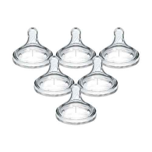 Dr. Brown’s Natural Flow® Level T Wide-Neck Bottle Nipples – 6-Pack