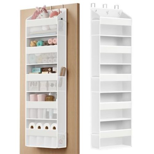 SONGMICS Over-the-Door Organizer, 5-Tier Hanging Storage Shelf