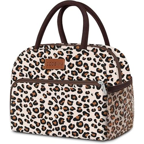 Coobiiya Lunch Box Lunch Bag for Women Adults Men, Reusable Cute Lunch bag - Leakproof, Insulated Lunch Box Tote with Large Capacity, Cooler Container for Work/Travel/Office
