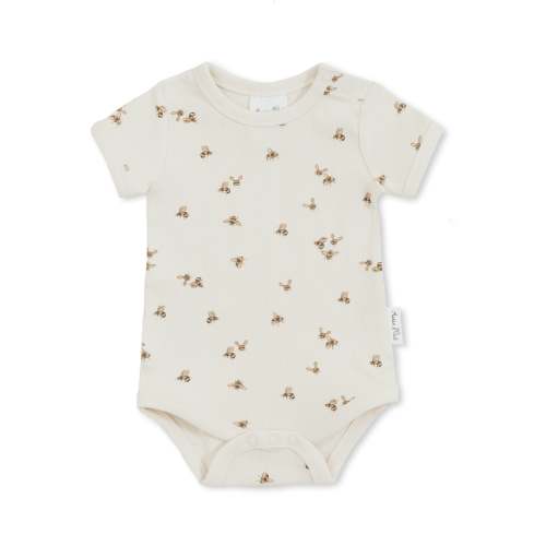 Bee Luxe Rib Onesie