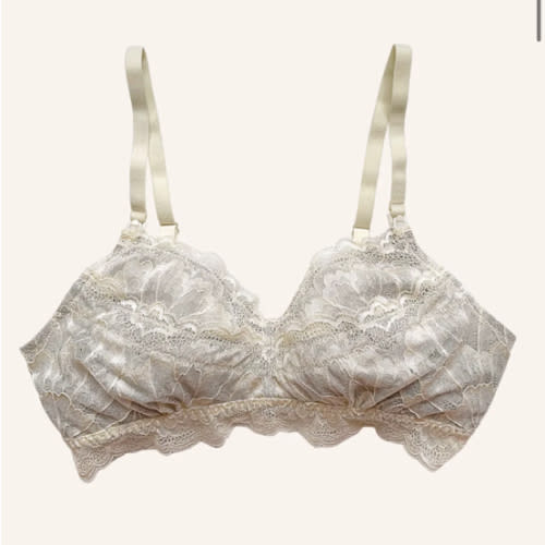Tulip Lace Organic Cotton Nursing Bralette - Ash – MORROW+MINT