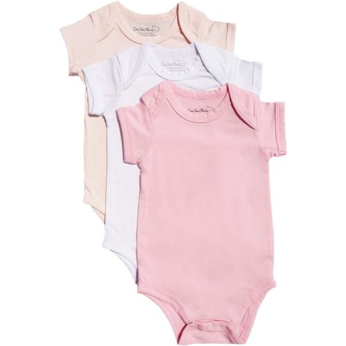 123 Bear Baby Cotton Spandex short-sleeve bodysuits unisex boy girl